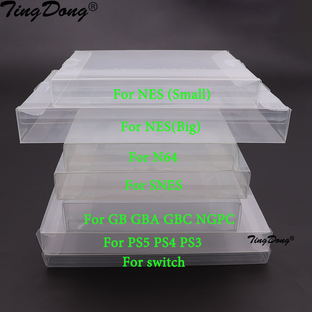 Funko Pop Protector - 10PCS Klar Transparent Spiel Patrone Box