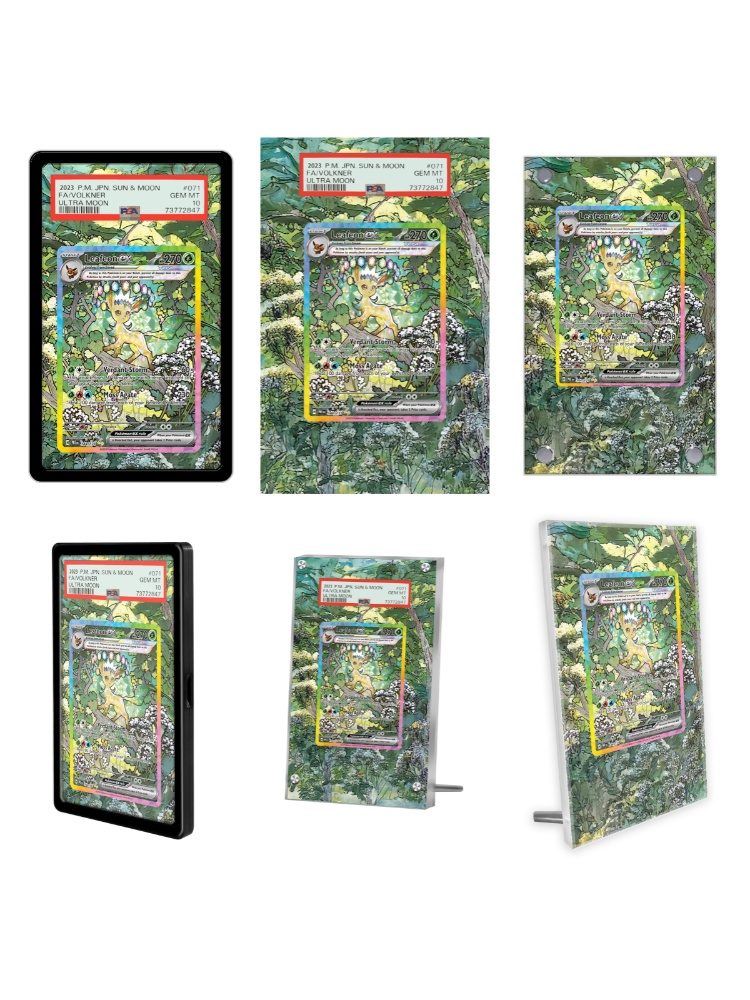 Display Case Acrylic - Pokemon-Karten Display PTCG Leafeon ex Anime
