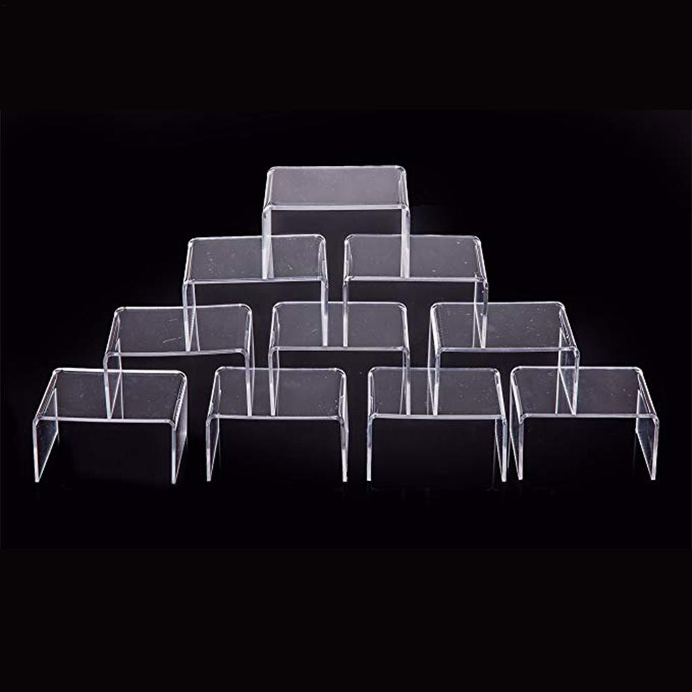 Display Risers Set - Stapelbare Aufbewahrungsboxen aus Acryl, Transparente Display-Ständer