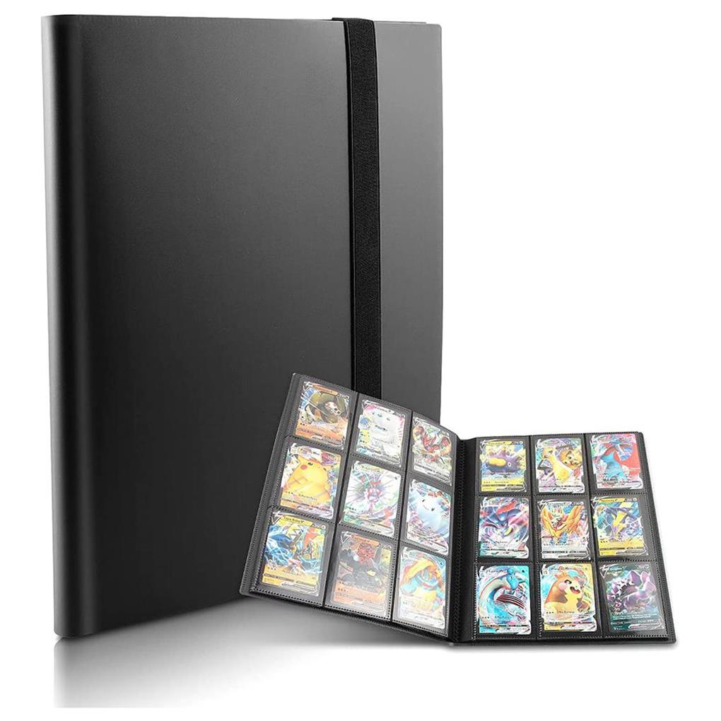 Pokemon Binder Card - Sammelkarten-Sammlerhalter, 9 Taschen, 360-Karten-Ordner, tragbarer Aufbewahrungskoffer,