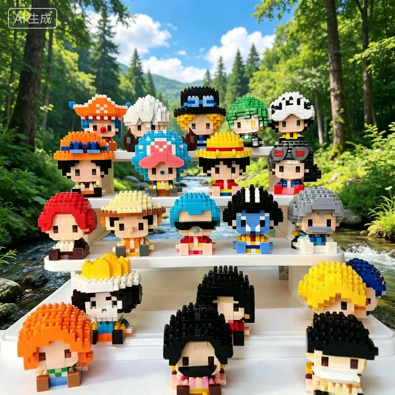 Building Block Mini - Neue ONE PIECE Sonnengott Nika Luffy