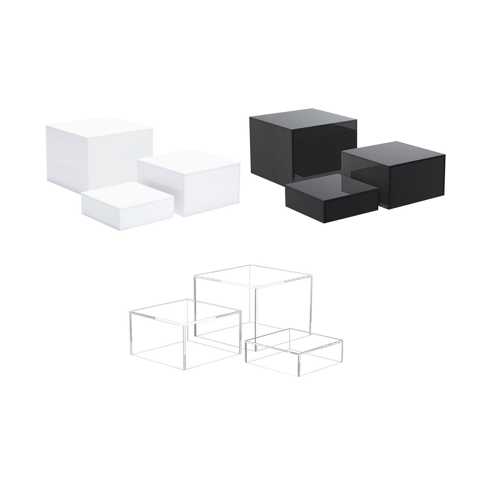 Display Risers Set - 3 x Buffet-Riser, Mehrzweck-Ausstellungsständer, Regal, Dessert-Tisch-Display-Set