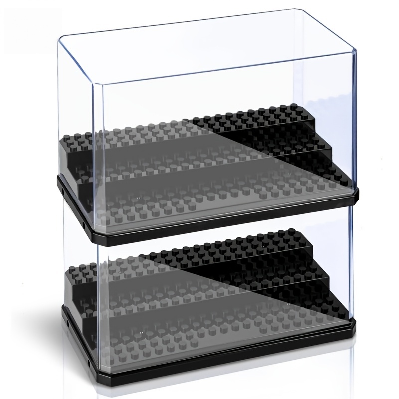 Pop Display Shelf - Vitrine, transparentes Regal, breite 3-stufige Box