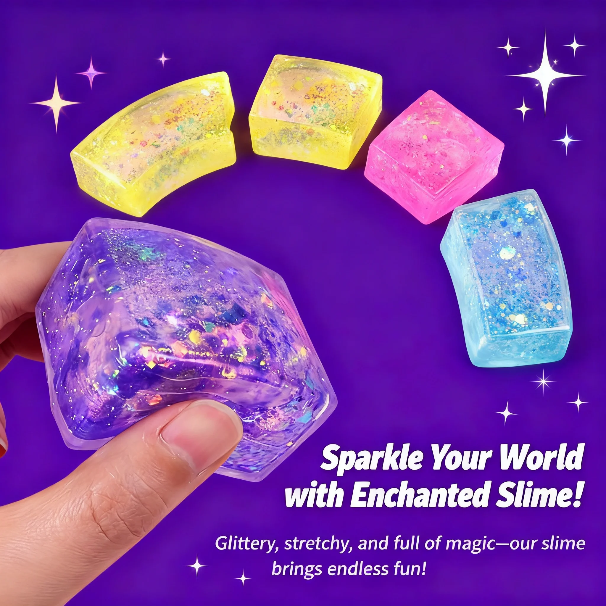 Fidget Cube Original - Glänzende Maltose-Würfel Quetschspielzeug Simulierter Tofu Kleine
