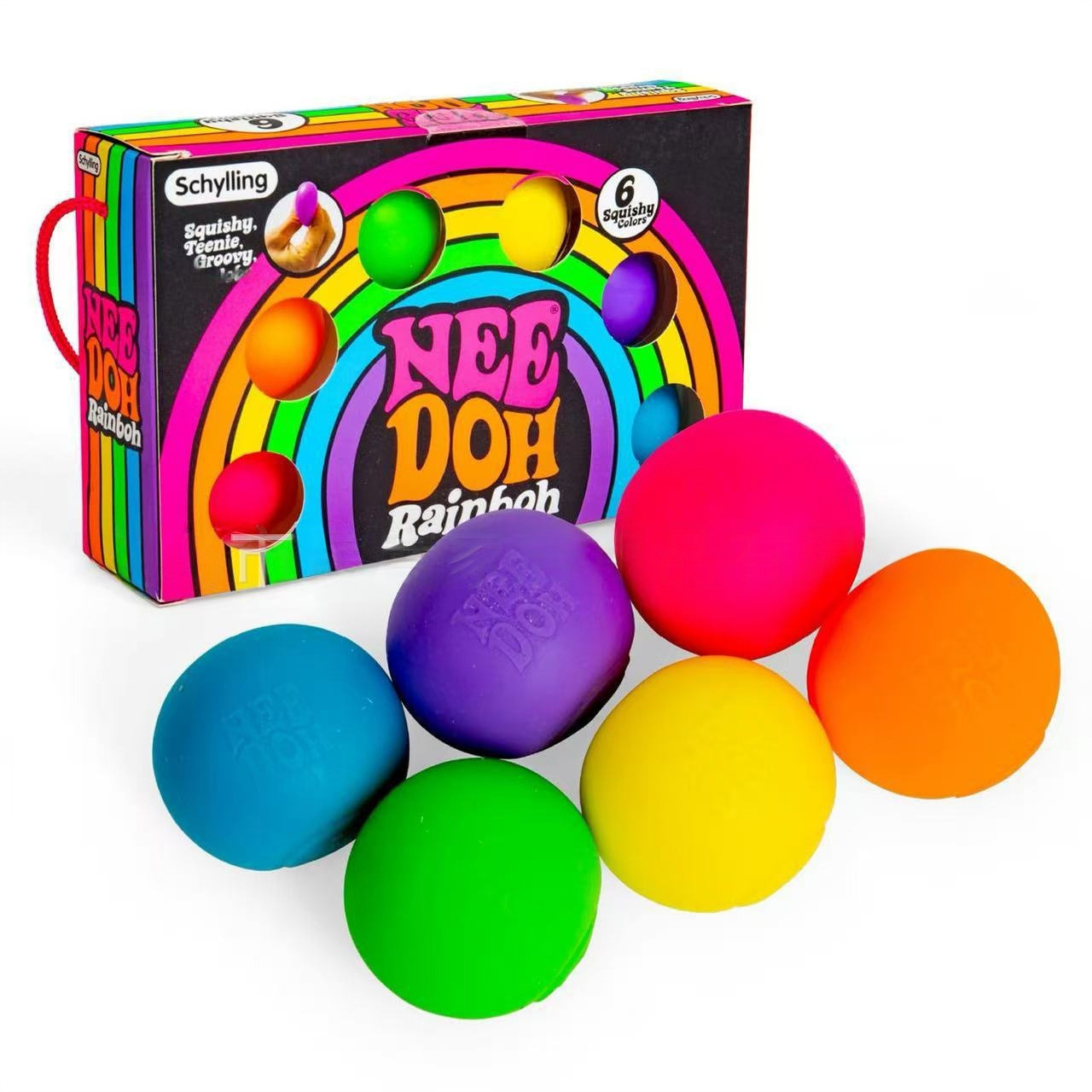 Mystery Box Blind Bag - Neue Schylling Needoh Rainbow Teenie Stressball