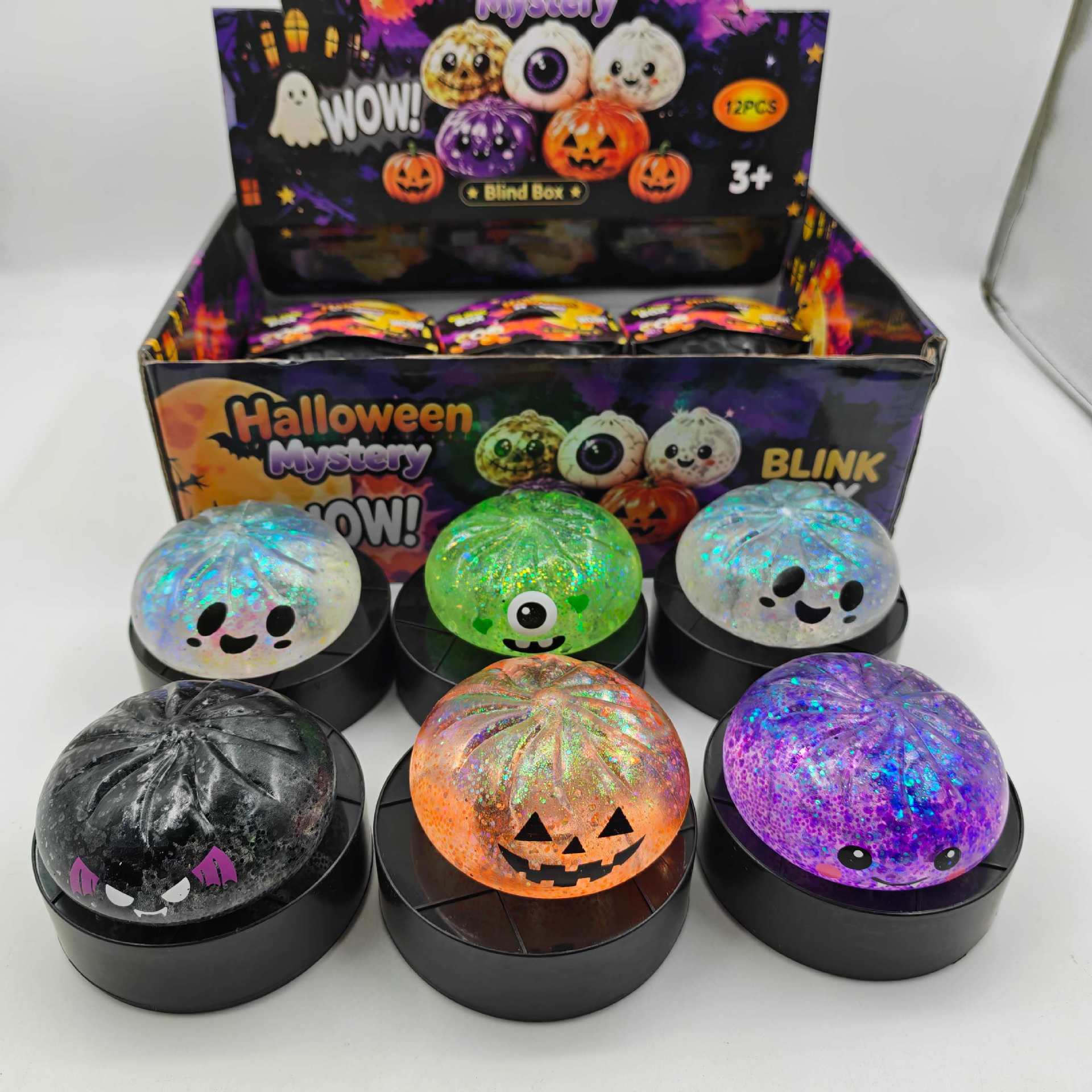 Vinyl Figure Blank - Kreative Halloween-Maltose-Brötchen Geister-Modellierung Einfaches Spaßiges Entspannungs-Spielzeug