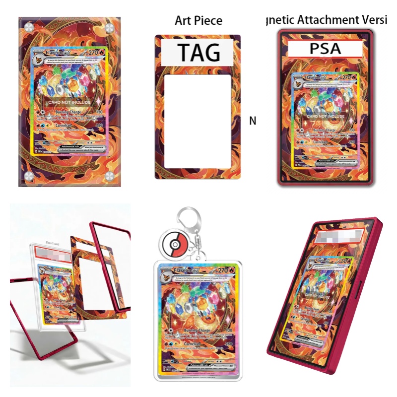 Display Case Acrylic - Kunstdisplay für Pokémon Prismatic Evolutions Flareon