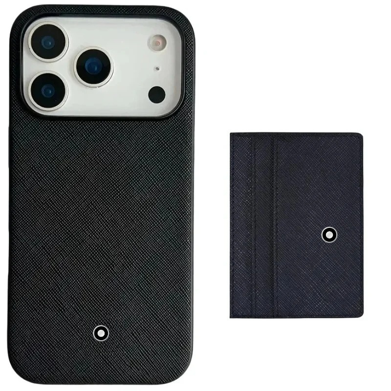 Card Top Loader - Minimalistisches Business-Lederetui für iPhone 17 Pro