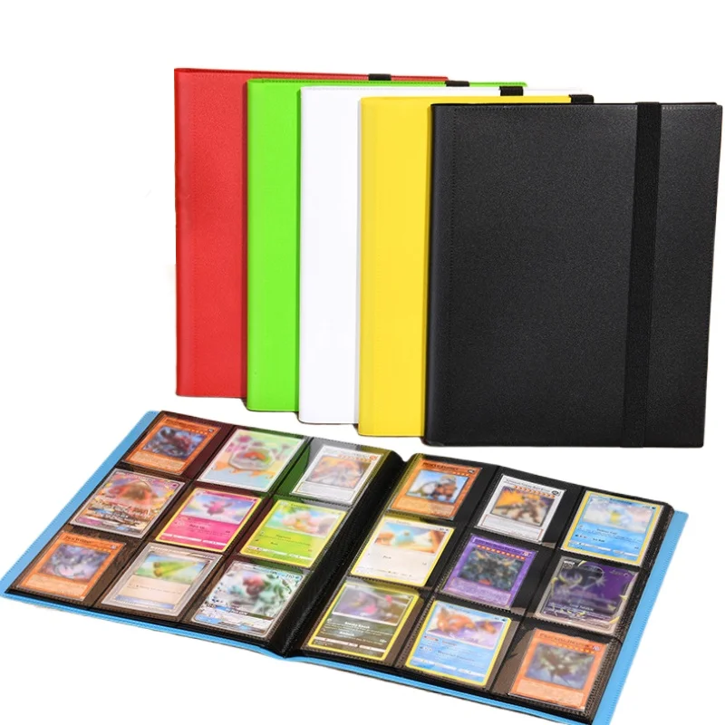 Card Penny Sleeve - Kartenbinder mit 9-fachem Sammelkarten-Album-Display-Binder, 360-Grad-Taschenhalter mit