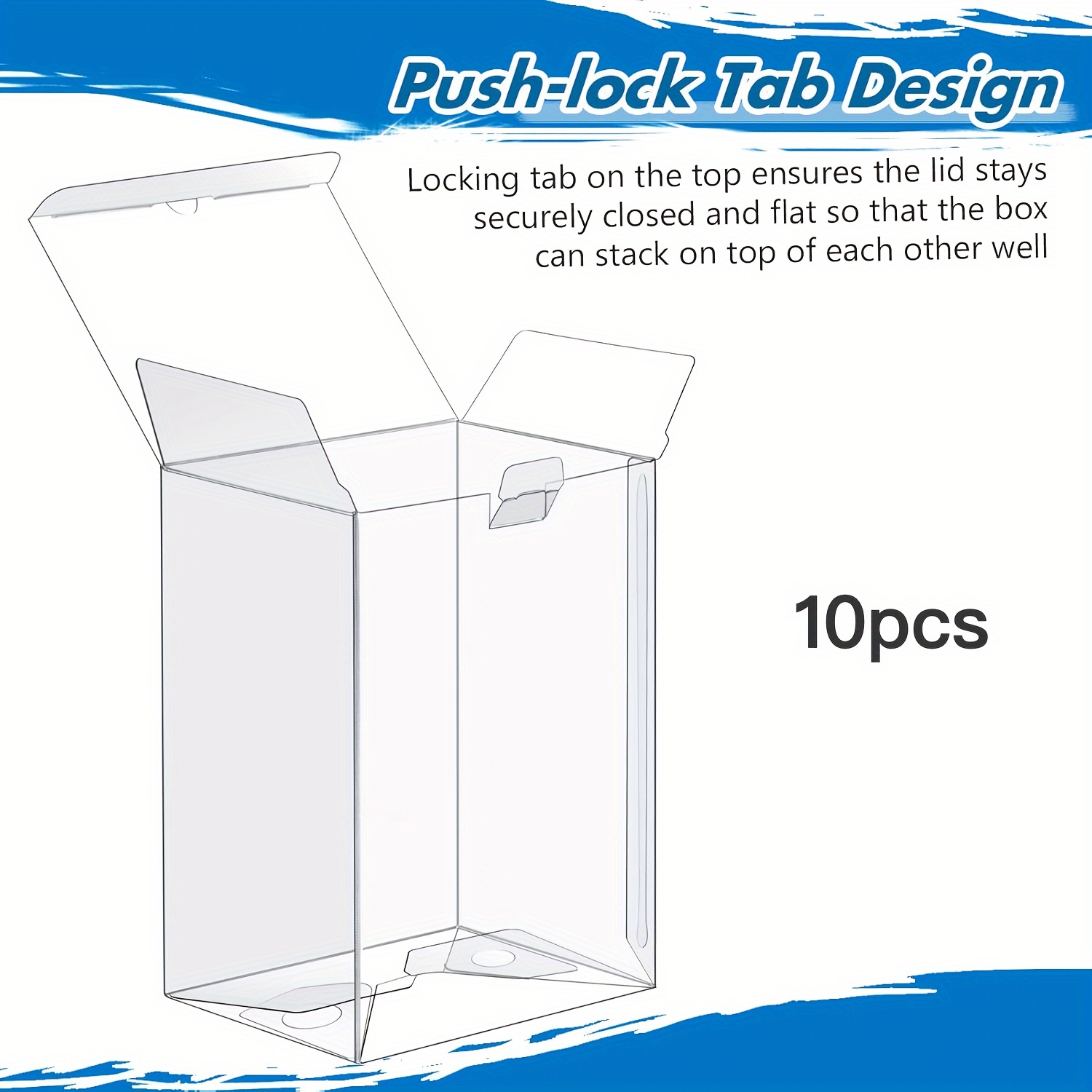 Funko Pop Protector - Durchsichtige Pop-Vitrine, kompatibel mit 10,2 cm
