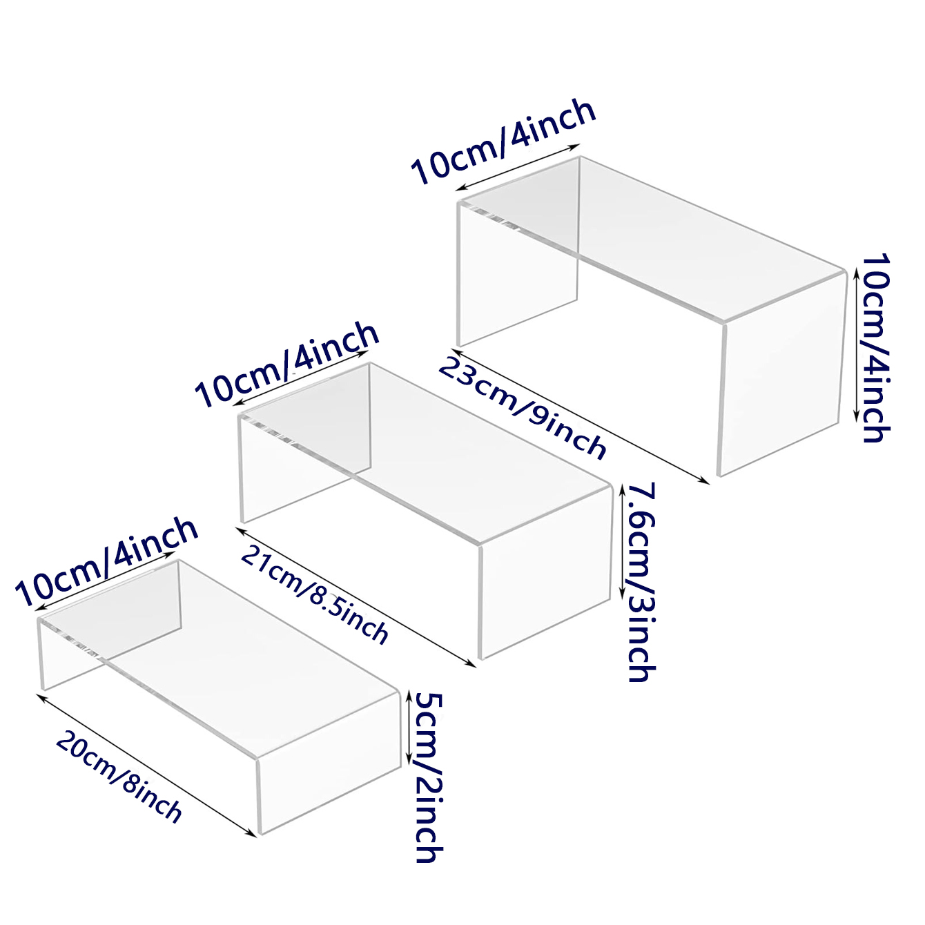 3 Stück Acryl-Präsentationsreg – Pop Display Shelf Bewertung und Preis