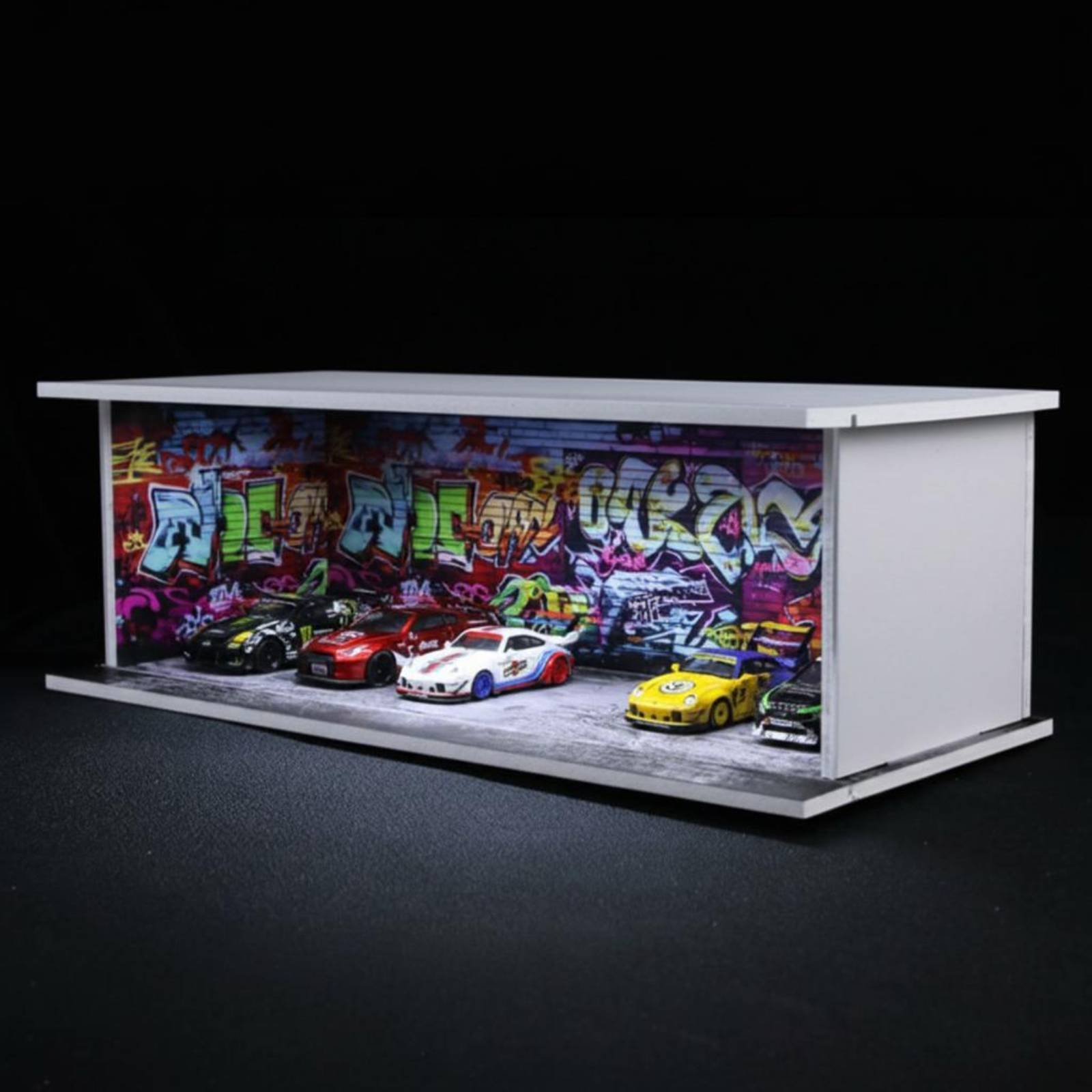 Graffiti Parkgaragen-Modell al – Display Case Acrylic Bewertung und Preis