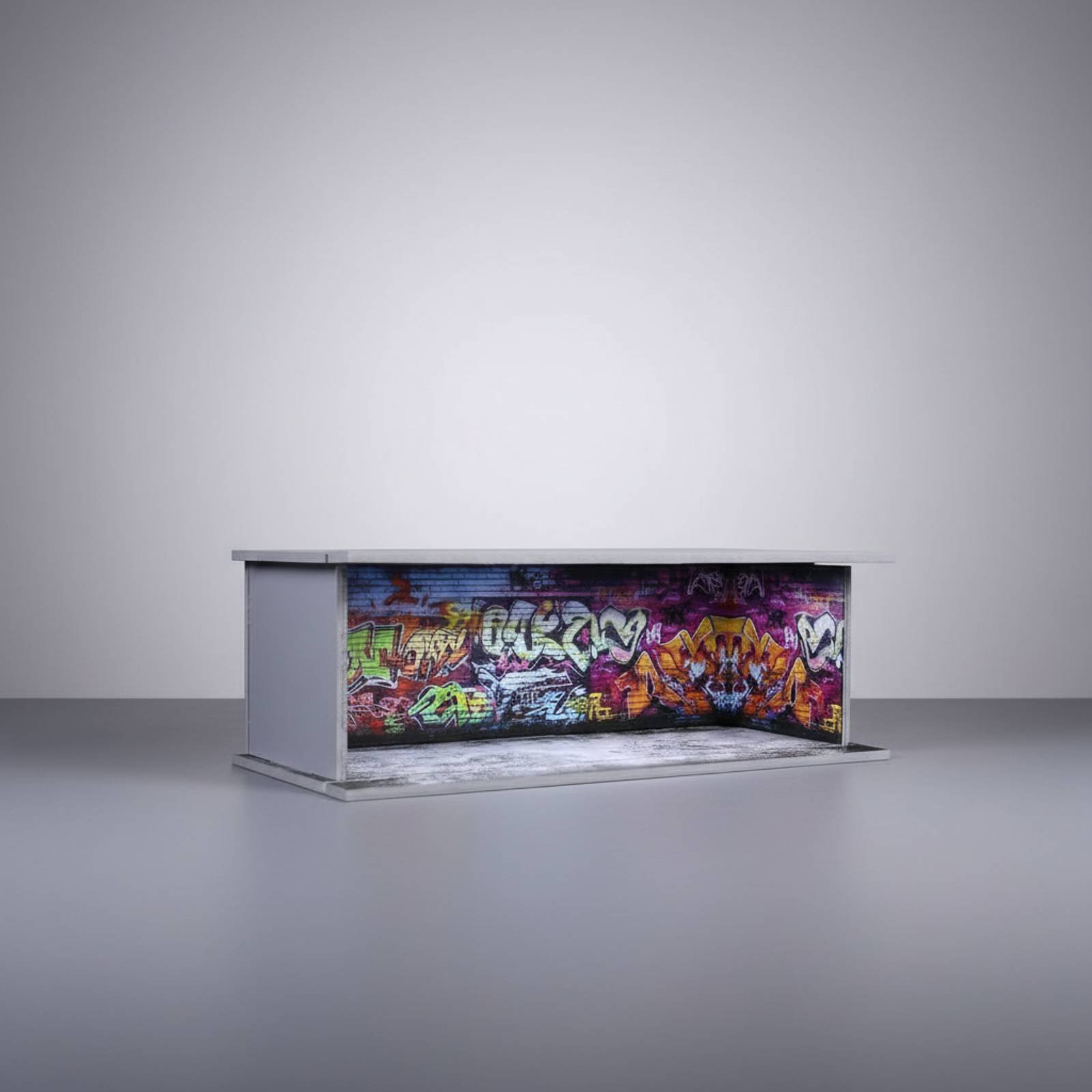 Graffiti Parkgaragen-Modell al – Display Case Acrylic Bewertung und Preis
