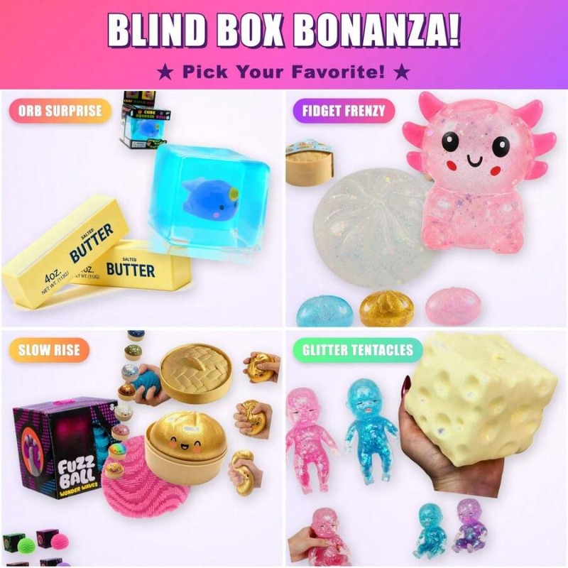 Niedliches Überraschungs-Fidge – Mystery Box Blind Bag Bewertung und Preis