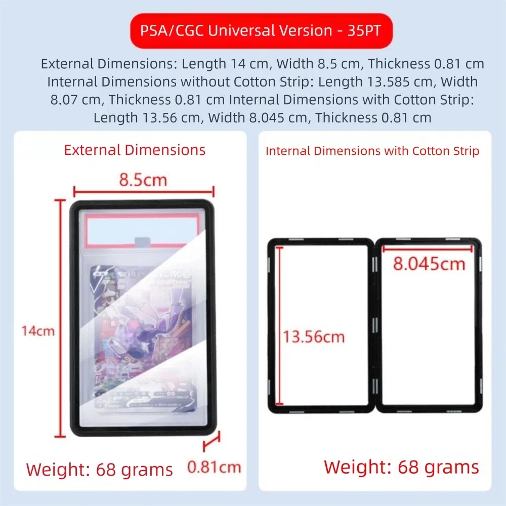 Aluminium-Rahmen PSA/CGC Grade – Graded Card Display Bewertung und Preis
