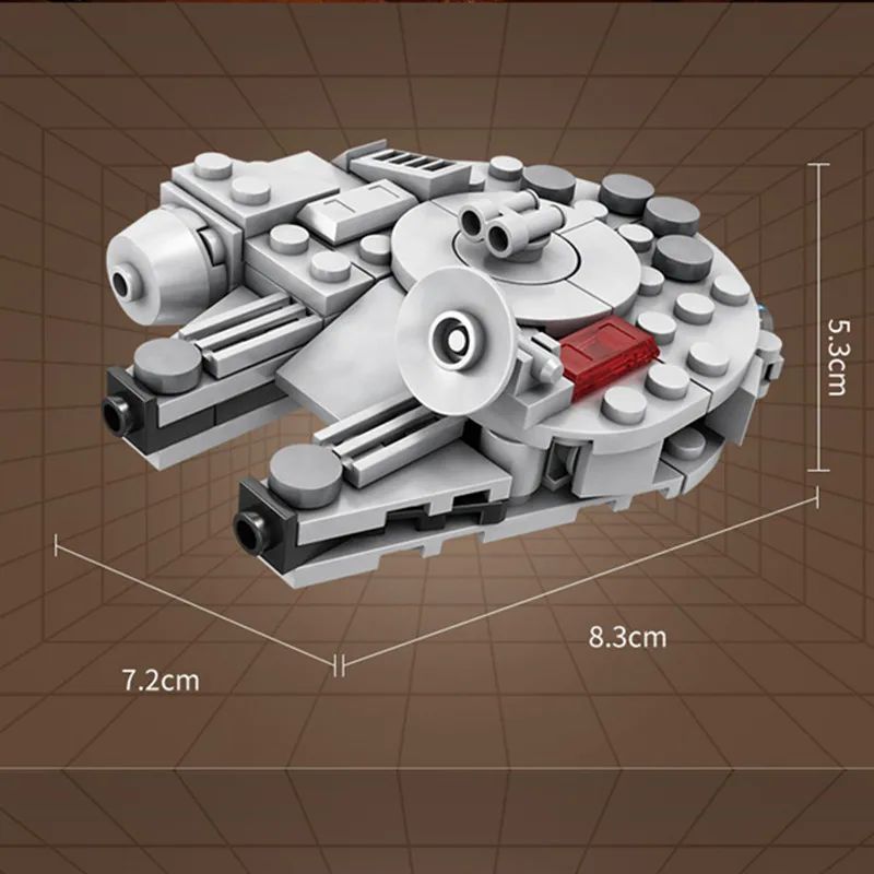 Klassisches Sternenjäger-Flugz – Building Block Mini Bewertung und Preis