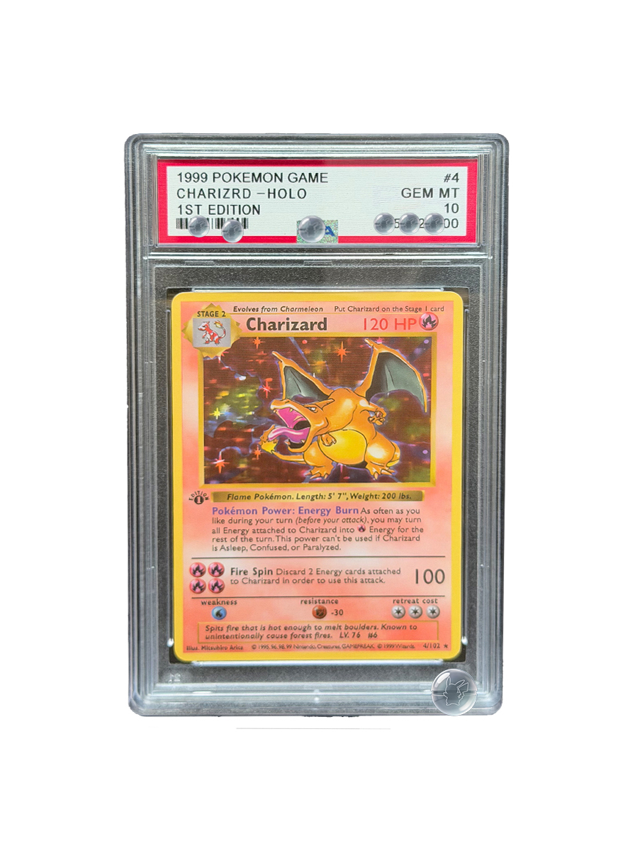 1999 POKEMON GAMECHARIZRD 1. A – Graded Card Display Bewertung und Preis