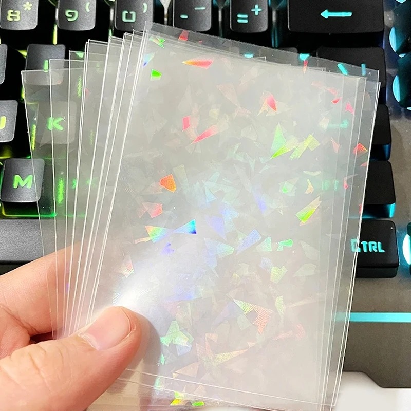 Regenbogen-Laser-Kartenhüllen  – Card Penny Sleeve Bewertung und Preis