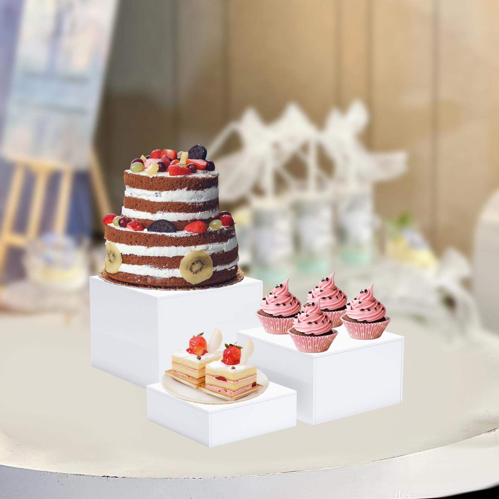 3 x Buffet-Riser, Mehrzweck-Au – Display Risers Set Bewertung und Preis
