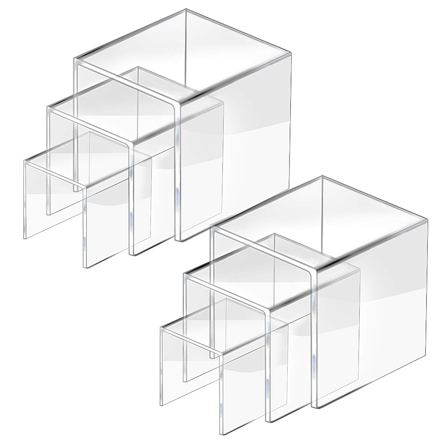 U-förmiges Acryl-Display-Riser – Pop Display Shelf Bewertung und Preis