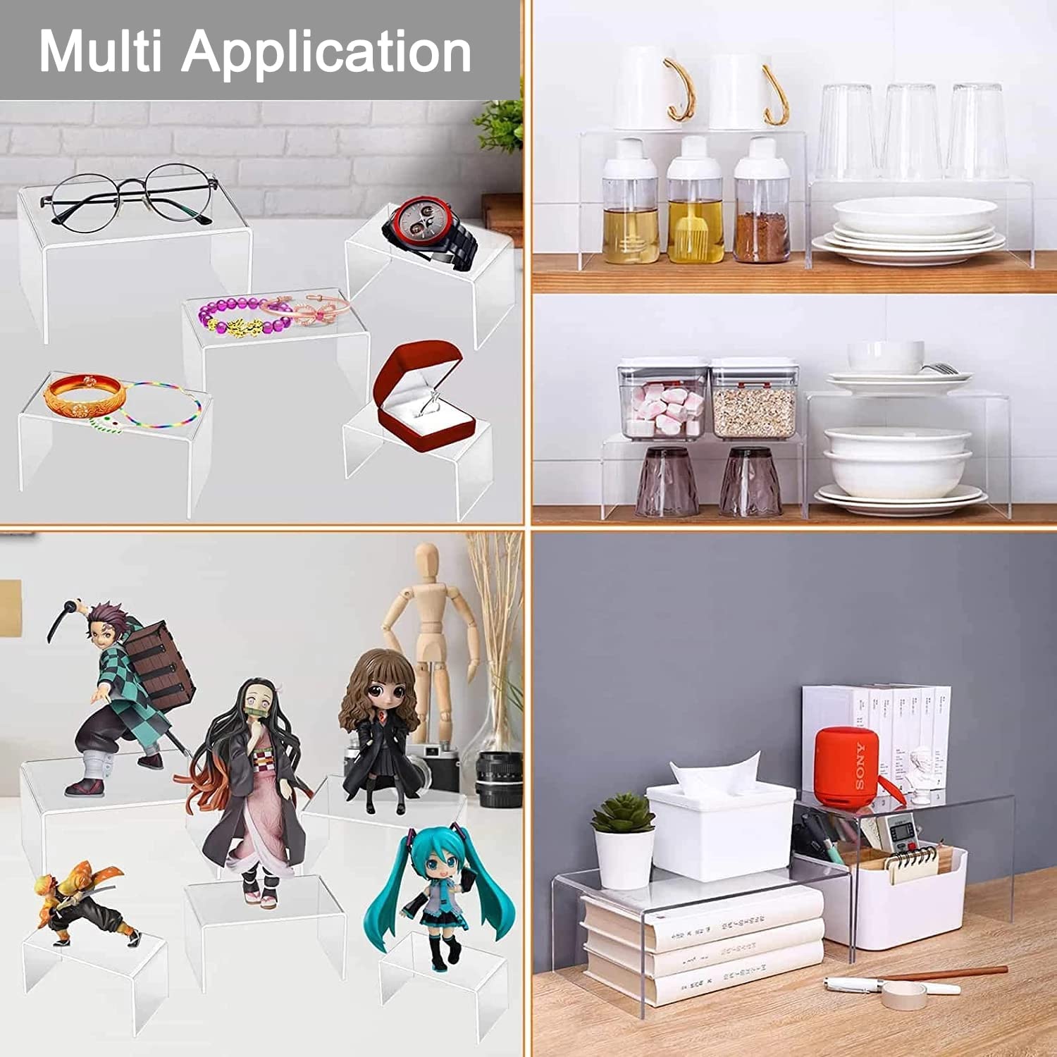 U-förmiges Acryl-Display-Riser – Pop Display Shelf Bewertung und Preis