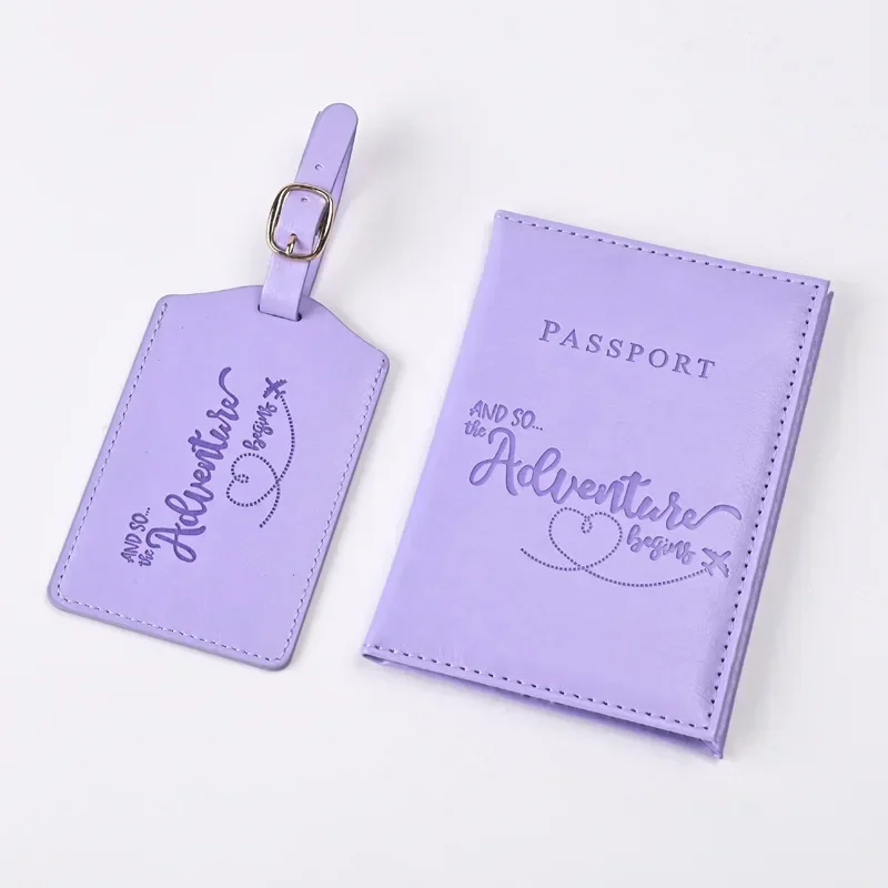 Neue lila PU-Leder Reisepass T – Card Top Loader Bewertung und Preis