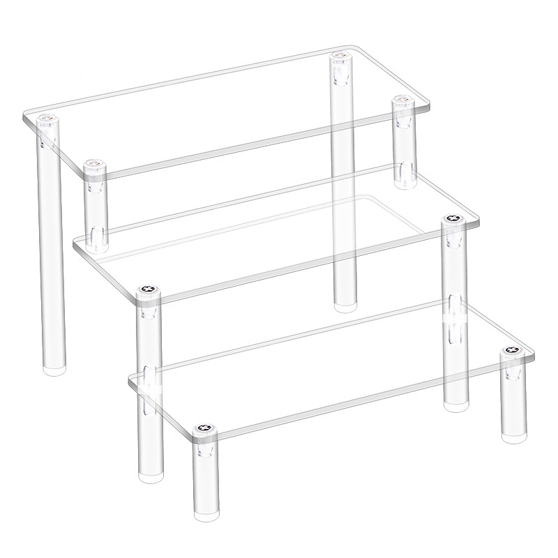 1–4 Etagen Acryl-Displaystände – Pop Display Shelf Bewertung und Preis
