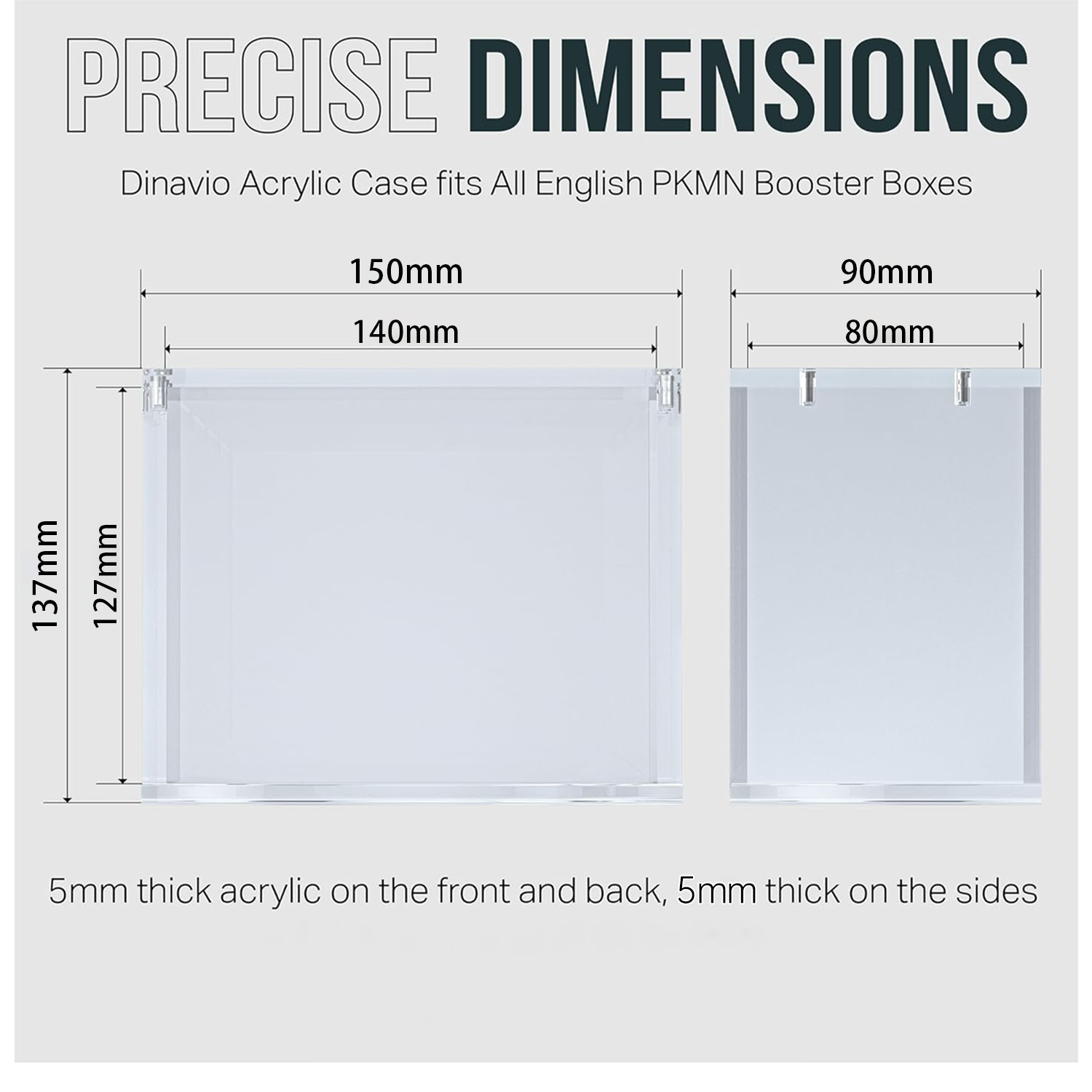 99 % UV-Schutz, magnetisches,  – Display Case Acrylic Bewertung und Preis