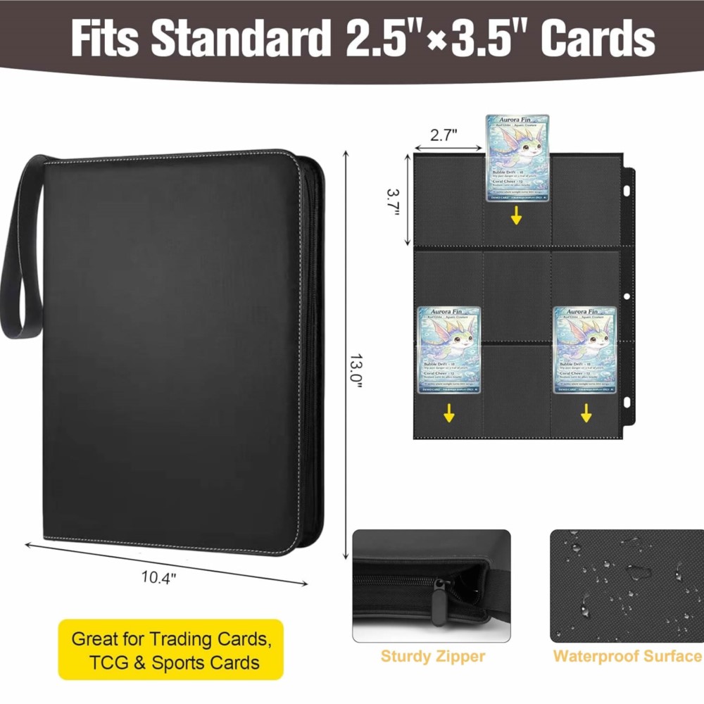 900-Fächer-Kartenalbum mit 50  – Card Penny Sleeve Bewertung und Preis