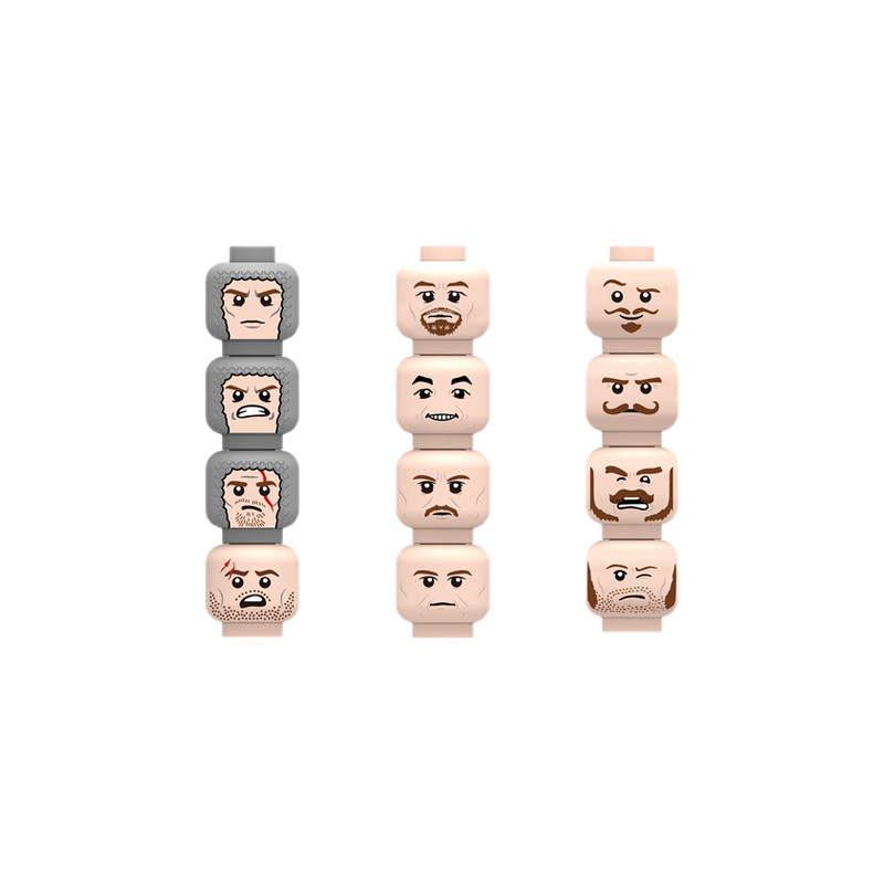 Verletzte Emotionale Gesichtsf – Lego Minifigure Holder Bewertung und Preis