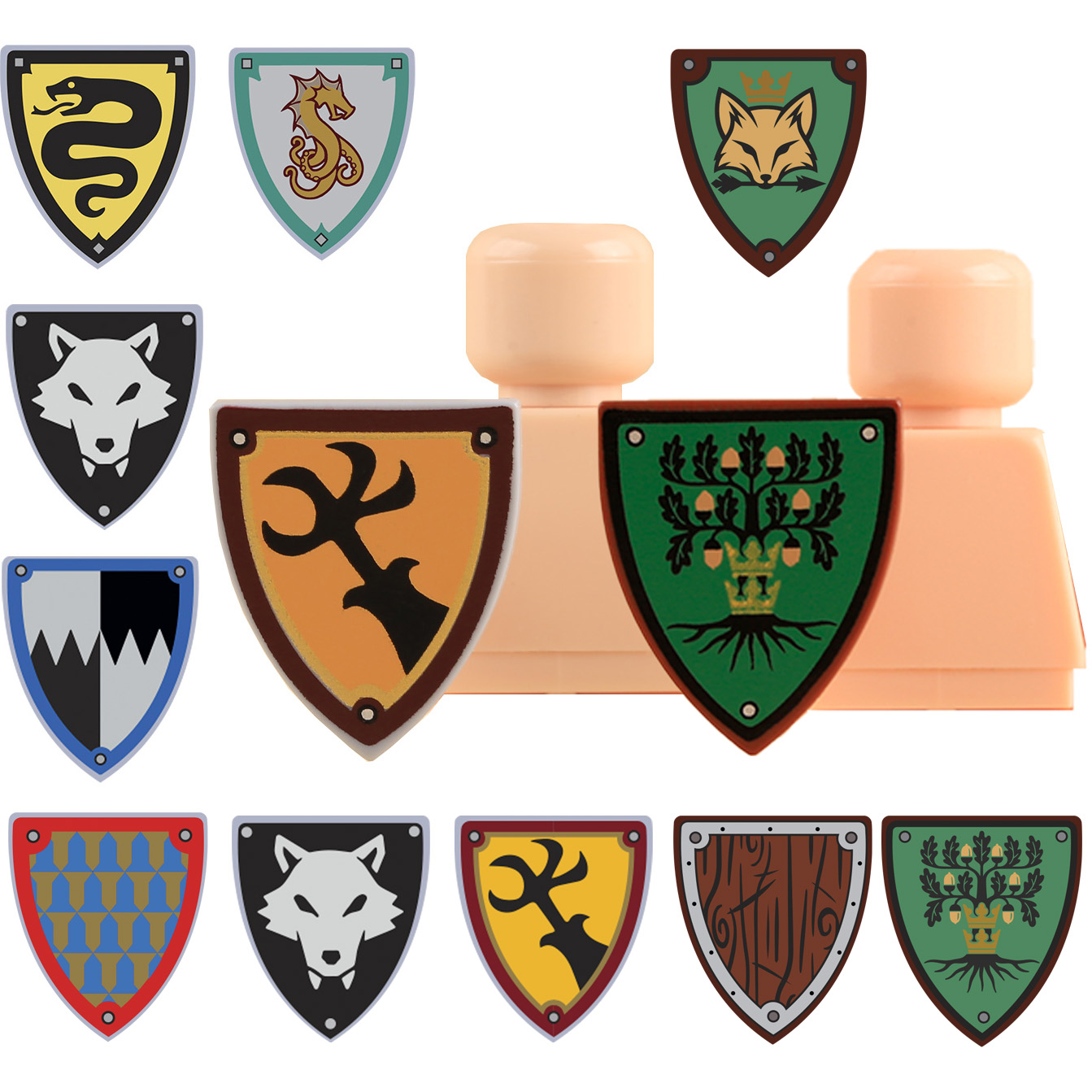 MOC Mittelalterliche Ritter Sc – Lego Minifigure Holder Bewertung und Preis