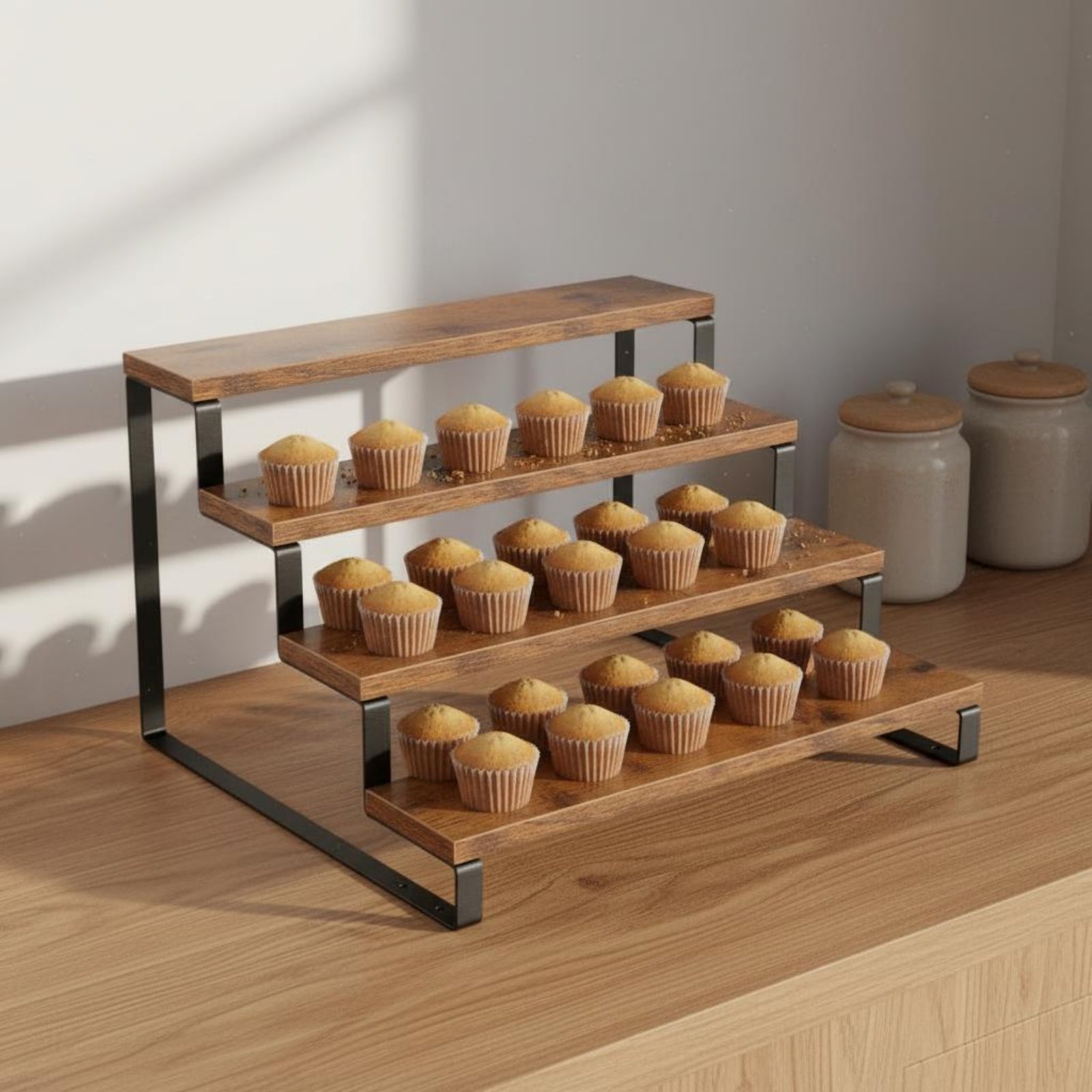 4-stufiger Präsentationsstände – Display Risers Set Bewertung und Preis